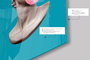 Wallity Cuadro Decorativo de Cristal Templado Multicolor 50 x 70 cm
